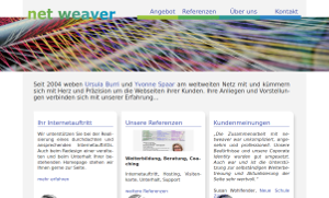 Bild der Homepage